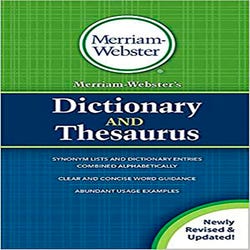 Image for Merriam-Webster's Dictionary And Thesaurus, Mass-Market Paperback from School Specialty