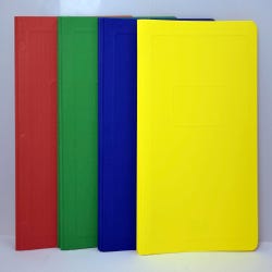 Image for School Smart Report Cover, 3 Hole Fasteners, 8-1/2 x 11 Inches, Assorted Colors, Pack of 25 from School Specialty