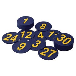 Image for FlagHouse Numbered Spots, 1-30, Set of 30 from School Specialty