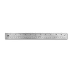 Image for Westcott Non-Skid Stainless Steel Ruler, 12 Inches from School Specialty