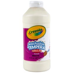 Image for Crayola Artista II Washable Tempera Paint, White, Pint from School Specialty
