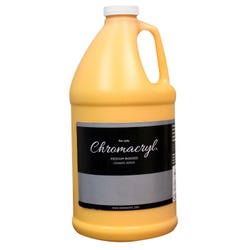 Image for Chromacryl Students' Acrylics, Warm Yellow, Half Gallon from School Specialty