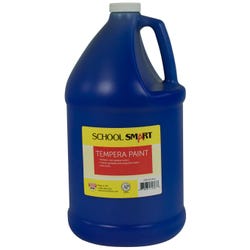 School Smart Tempera Paint, Blue, 1 Gallon Bottle Item Number 2002720