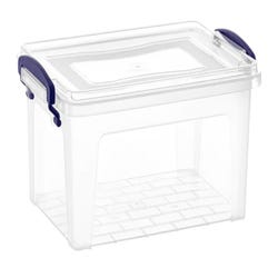 Image for Superio Brand Deep Plastic Storage Container, 3 Quart, Clear from School Specialty