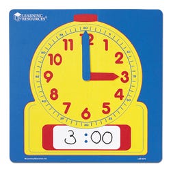 Image for Learning Resources Write and Wipe Demonstration Clocks from School Specialty