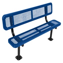 Image for UltraSite UltraCoat Thermoplastic Bench with Back from School Specialty