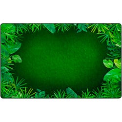 Image for Flagship Carpets Rainforest Leafy Border Carpet, 7 Feet 6 Inches x 12 Feet, Rectangle from School Specialty