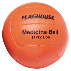 Image for FlagHouse Synthetic Leather Medicine Ball - 11 - 12 lbs from School Specialty