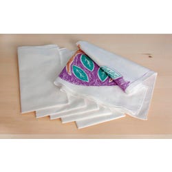 Image for Cotton Blended Washable Square Bandana, 21-1/2 X 21-1/2 in, White, Pack of 12 from School Specialty