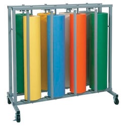 Image for Bulman Vertical 8 Roll Paper Rack with Cutter, 25 x 48-1/2 x 47-1/2 Inches from School Specialty
