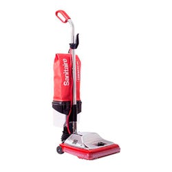 Image for Bissell Sanitaire SC887 TRADITION Upright Vacuum, Bagless, Red from School Specialty