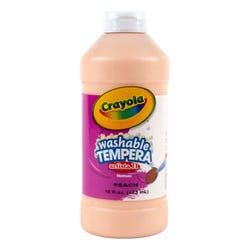 Image for Crayola Artista II Washable Tempera Paint, Peach, Pint from School Specialty