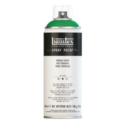 Liquitex Water Based Professional Spray Paint, 400 ml Aerosol Can, Emerald Green Item Number 1436658