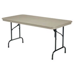 Image for KI DuraLite Rectangle Folding Table, Black Frame from School Specialty