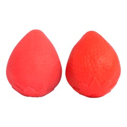 Image for EcoWise Hand Therapy Fruit Squish Balls, Pair, Strawberries from School Specialty