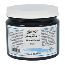 Image for Sax Acrylic Mural Paint, 33.8 Ounces, Black from School Specialty