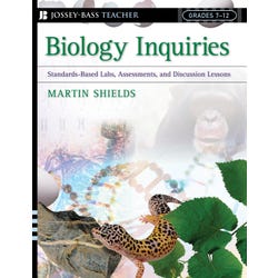 Image for Wiley Biology Inquiries Spiral Bound Paperback Book, 304 Pages from School Specialty