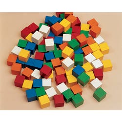 Achieve It! Wooden Color Cubes, 1 Inch, Set of 102 2105349