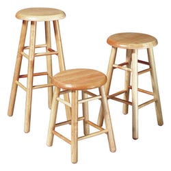 Image for Hann Stool, 18 in Seat Height, 13 Inch Round Seat, Solid Hard Maple, Natural from School Specialty