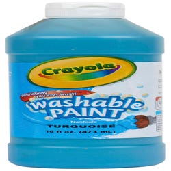 Image for Crayola Washable Paint, Turquoise, Pint from School Specialty
