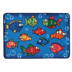 Image for Carpets for Kids KID$Value Something Fishy Carpet, 4 x 6 Feet, Rectangle, Multicolored from School Specialty