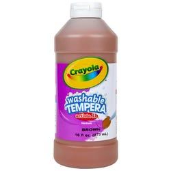 Image for Crayola Artista II Washable Tempera Paint, Brown, Pint from School Specialty