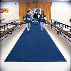 Image for Brilliant Step Sabre Indoor Mat, 4 x 6 Feet, Solid Vinyl Backing, Red/Black from School Specialty