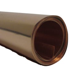 Image for St. Louis Crafts 36 Gauge Copper Metal Foil Roll, 12 Inches x 5 Feet from School Specialty