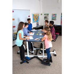 Image for KIDSFIT KC-6ST Six Person Variety Desk, Standing from School Specialty