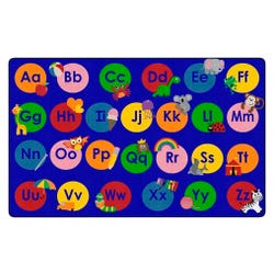Childcraft ABC Furnishings Learning A-Z Educational Carpet, 8 x 12 Feet, Rectangle, Item Number 2009616
