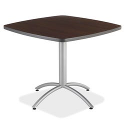 Image for Iceberg CafeWorks 36 Inch Square Cafe Tables, 36 x 30 Inches, Walnut from School Specialty