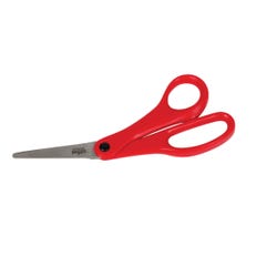 School Smart Lightweight Bent Handle Scissors, 7 Inches, Red Item Number 085006