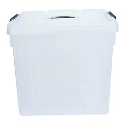 Image for SpaceExpert L Large Storage Boxes with Lid, 52 Quarts, Translucent, Each from School Specialty