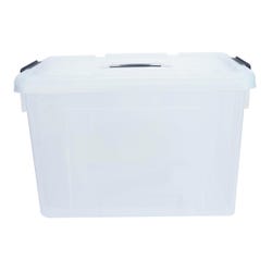 Image for SpaceExpert L Large Storage Boxes with Lid, 52 Quarts, Translucent, Each from School Specialty
