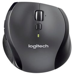 Image for Logitech M705 Marathon Wireless Mouse, Ergonomic, Charcoal from School Specialty