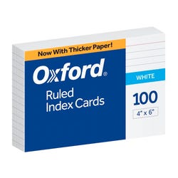 4x6 Ruled Index Cards, Item Number 1380685