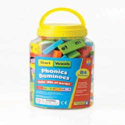 Image for Educational Insights Short Vowel Phonics Dominoes, 84 Pieces from School Specialty