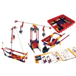 Image for K'NEX Introduction to Simple Machine Machine Lever and Pulley Set of 178 Pieces from School Specialty