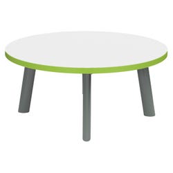 Image for Classroom Select Coffee Table, Round Top, Titanium Base from School Specialty