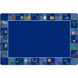 Image for Childcraft Alphabet Fun Carpet, 10 Feet 6 Inches x 13 Feet 2 Inches, Rectangle from School Specialty