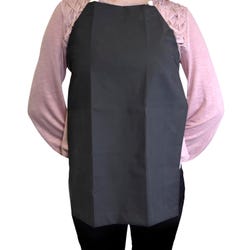 Image for Eisco Labs Black Rubber Bib Apron, Coated Cloth, Extra Small, 22 x 15 Inches from School Specialty