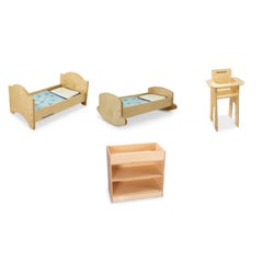 Image for Childcraft Deluxe Doll Furniture Set, 6 Pieces from School Specialty