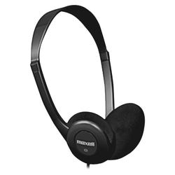 Image for Maxell Open Air Stereo On-Ear Headphones, Black from School Specialty