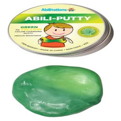 Abilitations Abili-Putty, Color Changing, 4 Ounces, Green/Yellow 2051411
