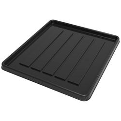 Image for Storex School Locker/Office Cubicle Boot Tray, 12-3/8 x 11 x 4/5 Inches, Black, Pack of 18 from School Specialty