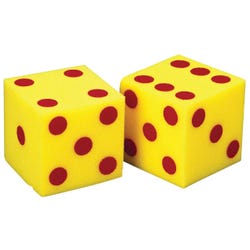 Image for SI Manufacturing Giant Foam Dot Dice, 1 Pair from School Specialty