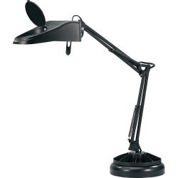 Lorell LED Architect-style Magnifier Lamp, Black, Item Number 1591742