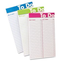 Image for TOPS Ampad To Do Notepads, 5 x 8 Inches, Assorted Colors, 50 Sheets from School Specialty