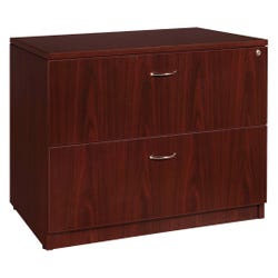 Image for Classroom Select Lateral File Cabinet, Mahogany, 35-1/2 x 22 x 29-1/2 Inches from School Specialty