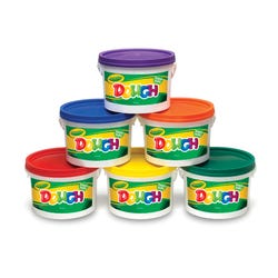 Crayola Reusable Modeling Dough Classpack, Assorted Colors, Set of 6, Item Number 443942